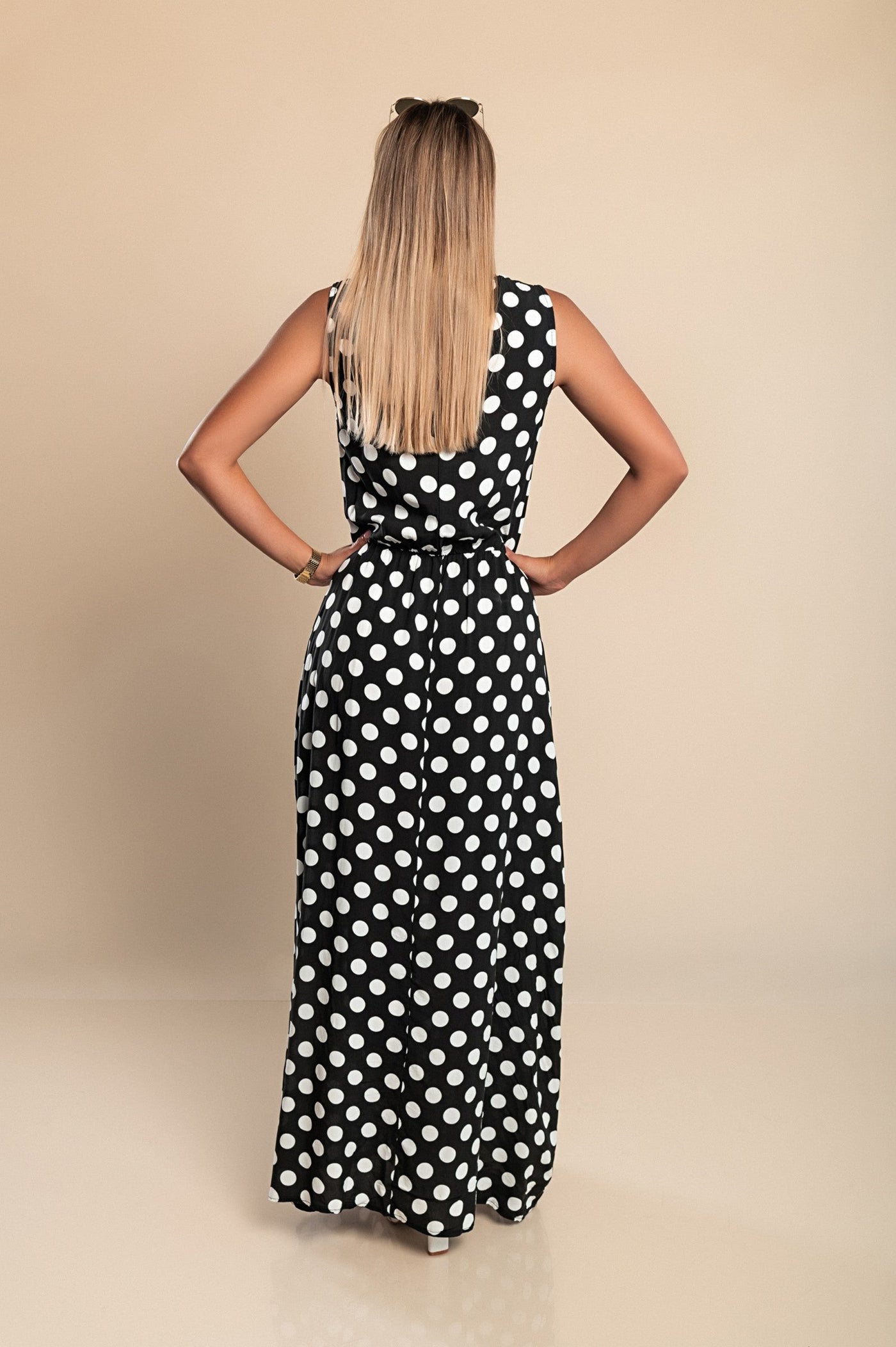 Lola - Polka Dot Maxi Dress