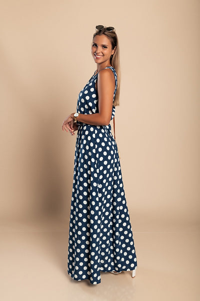 Lola - Polka Dot Maxi Dress