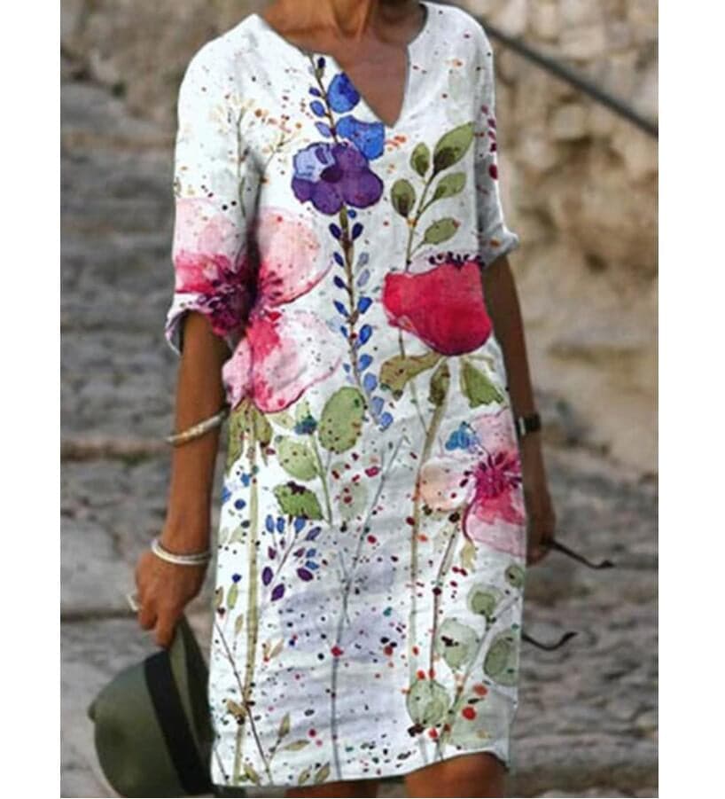 Eldavine – Stilvolles Kleid mit Print