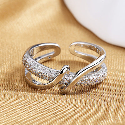 Personalisierter geometrischer verstellbarer Ring