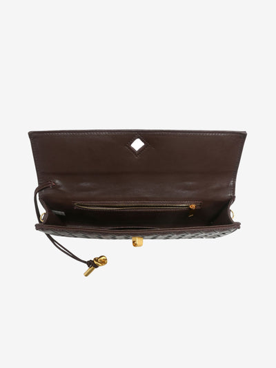 Camila Luxe Slim Clutch Aus Veganem Leder Mit Abnehmbarem Schultergurt, Elegante Handtasche
