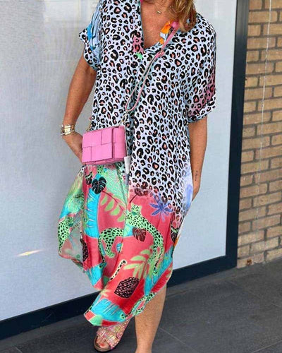 Amanda |  FREIZEITKLEID MIT LEOPARDENPRINT