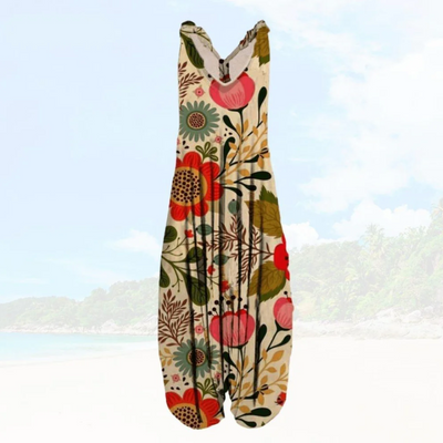 Zevaris – Overall mit weitem Bein im Boho-Stil