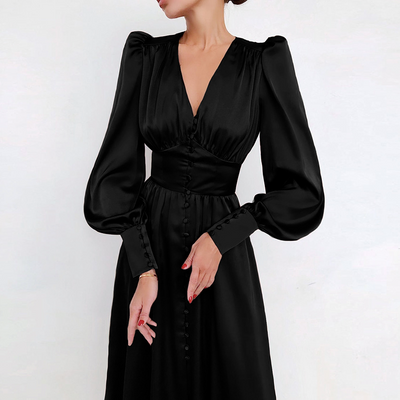 Macie - Elegantes langes Damenkleid
