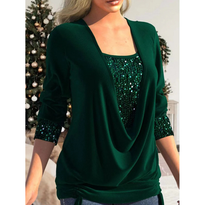 Marlee - Elegantes Pailletten-Oberteil für Damen