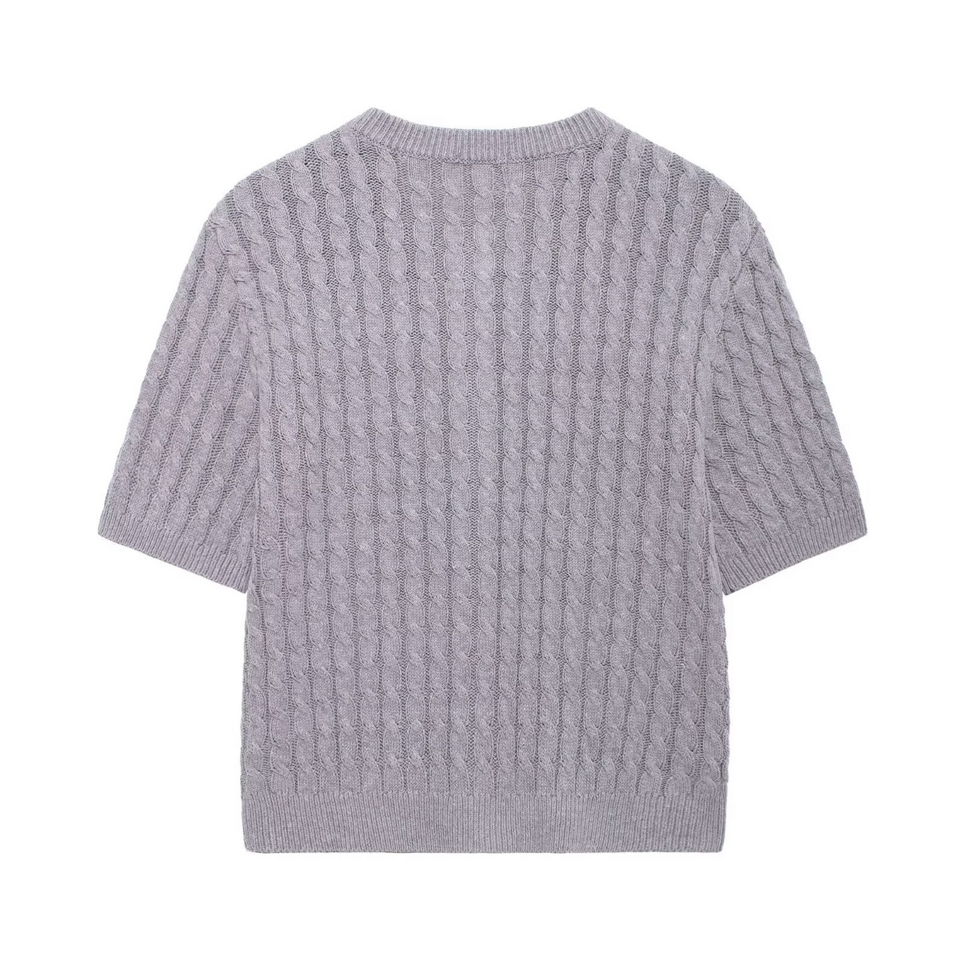 Jayde - Modische Strickjacke mit Rundhalsausschnitt für Damen