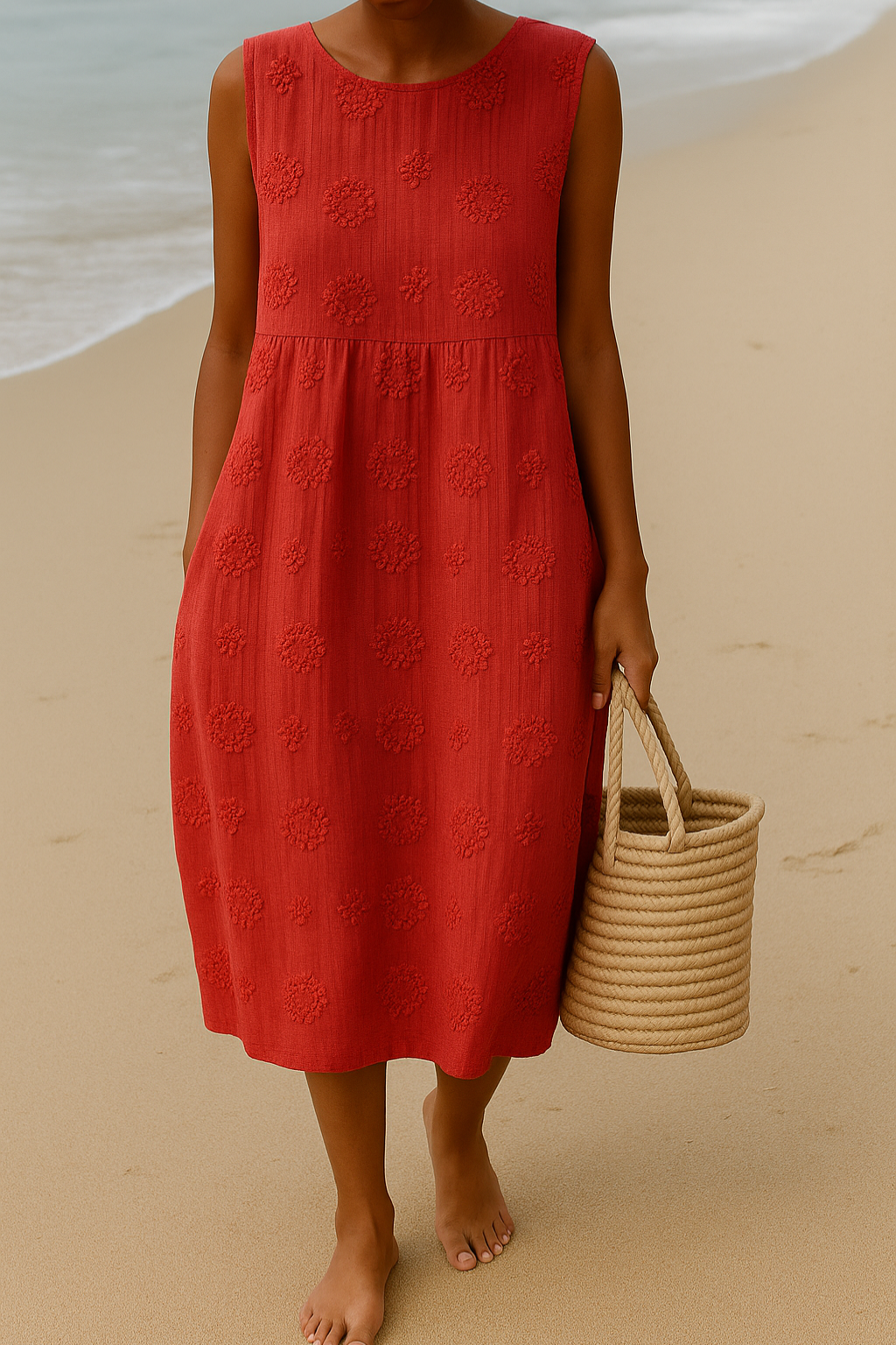 Elena | Elegantes Blumenkleid in Premium-Qualität