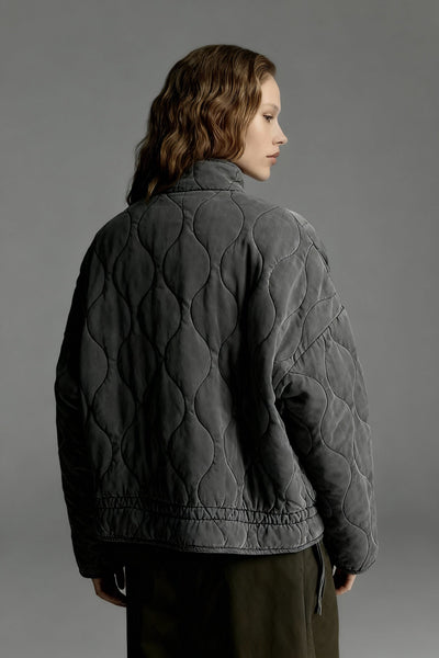 Kyrie | Damen Steppjacke Mit Hohem Kragen