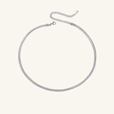 Elizabeth Gold Fischgräten-Halskette