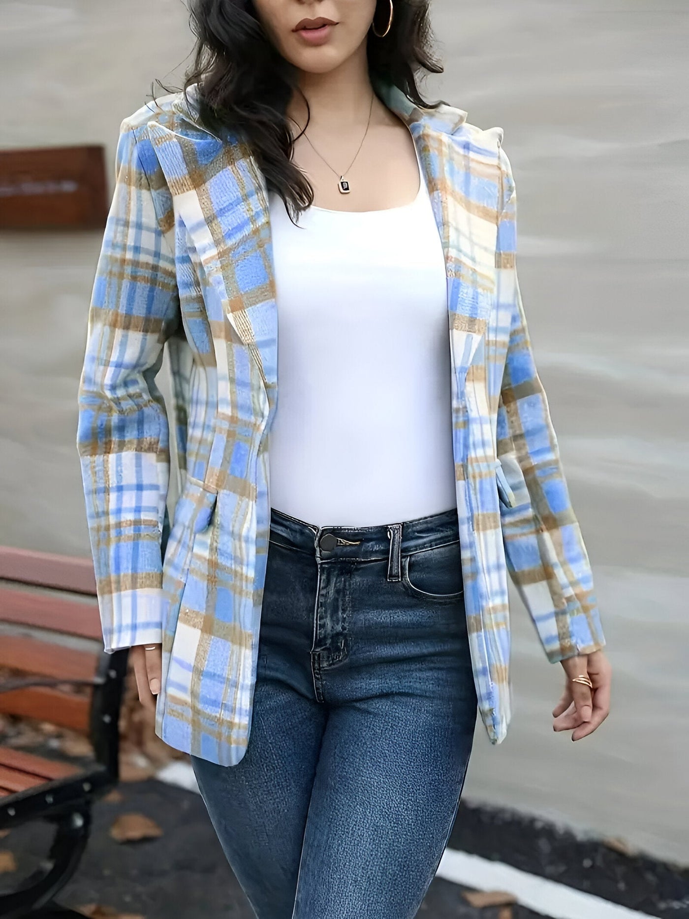 Ailsa | Eleganter Karierter Blazer