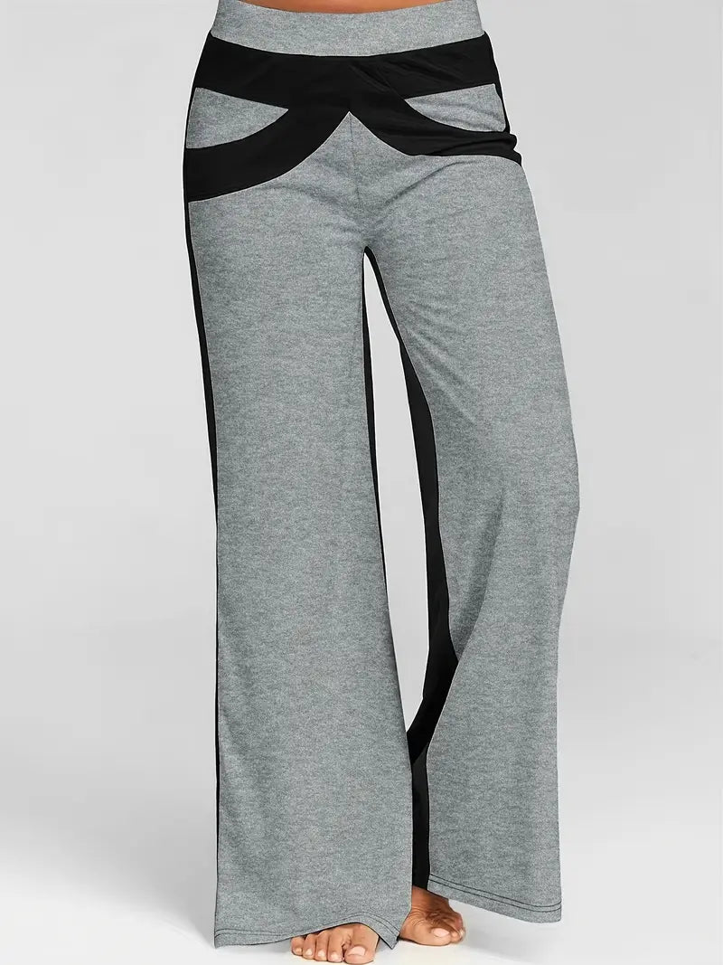 Heidi | Mühelos schicke Color-Block-Weite-Hosen