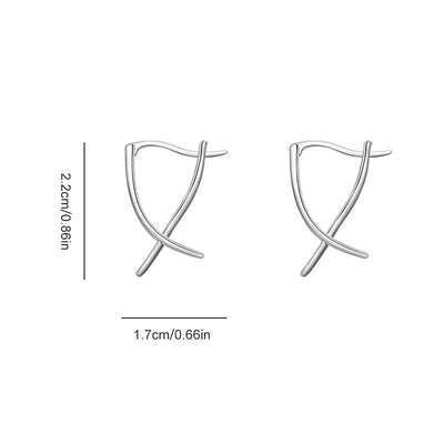 Simple Line Ohrringe