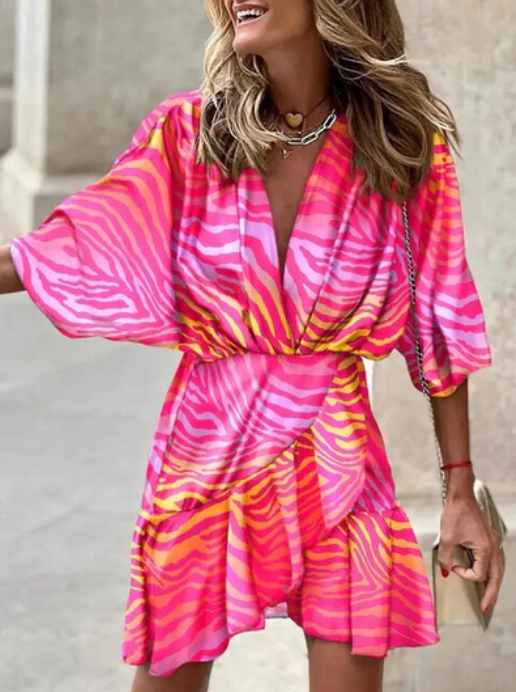 Sivra – Wunderschönes Boho-Wickelkleid