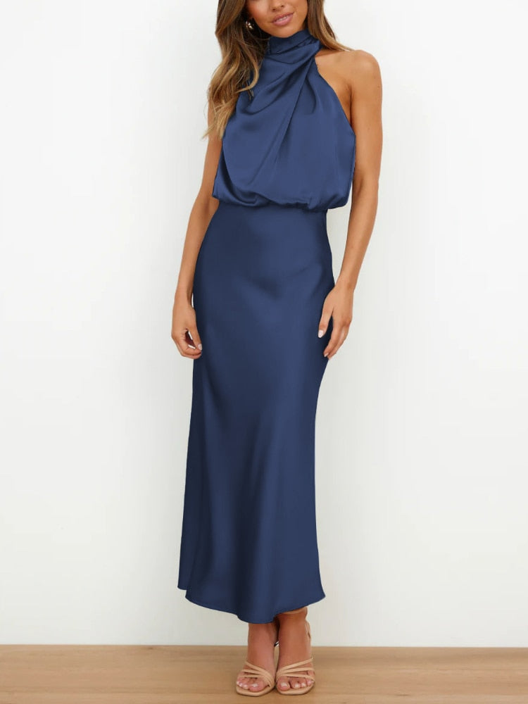 Jonvy - Fleck Seide Damen Kleid