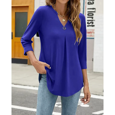 Manilyn - Lockere Tunika mit 3/4 Ärmeln