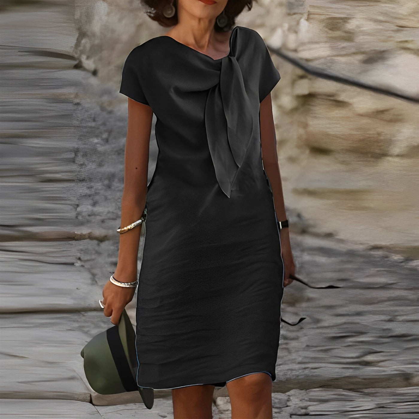 Sheri - Elegantes Leinen-Etuikleid für Damen