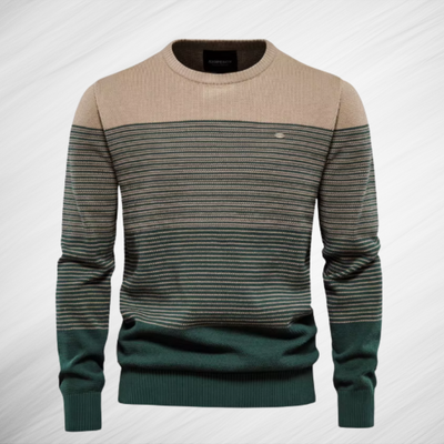 Valerio Herren Baumwollpullover - Zeitlose Eleganz, Höchster Tragekomfort, Slim-Fit Design
