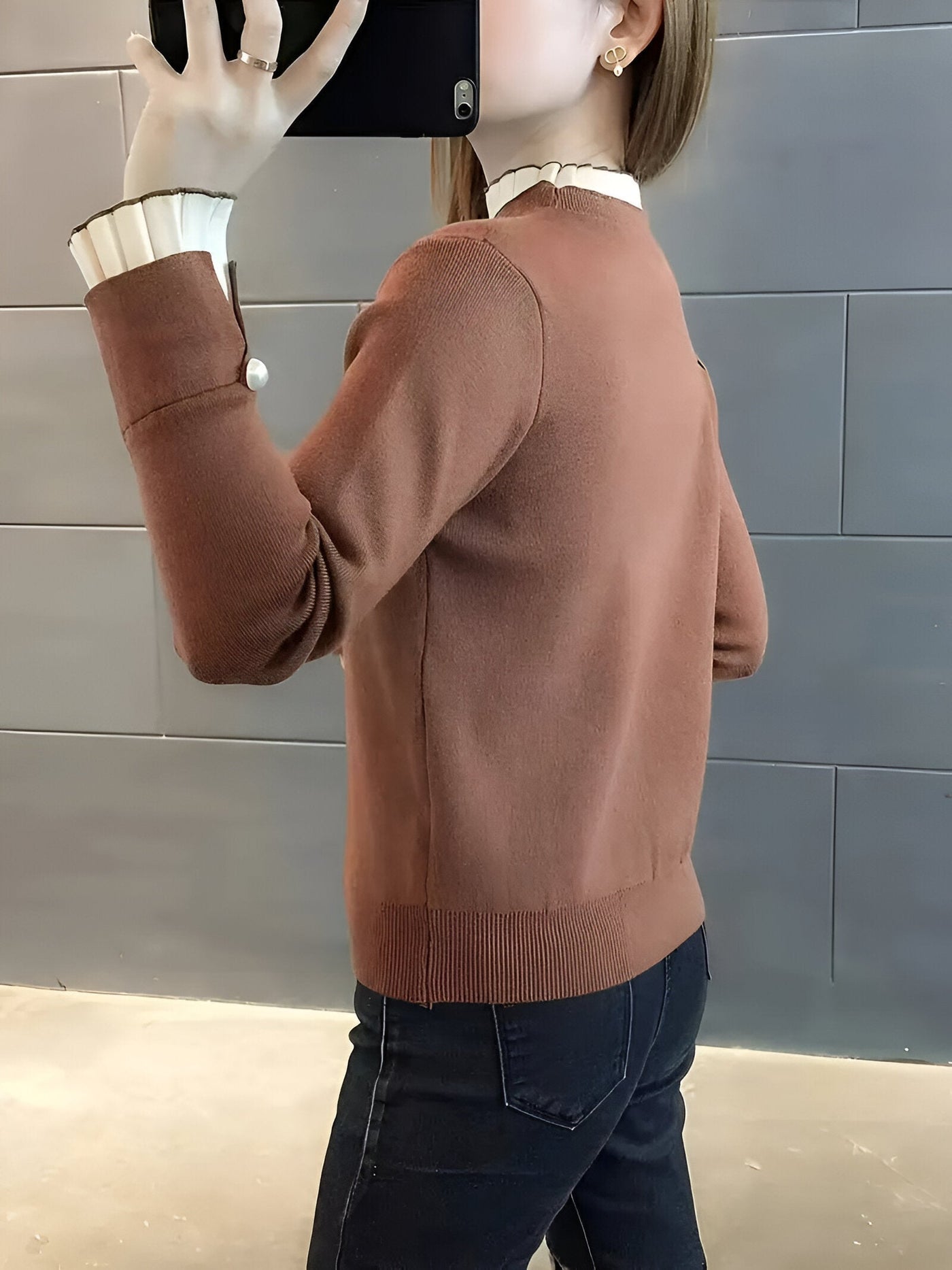 Hestia | Bequemes Patchwork Stricktop