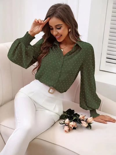 Kimberly | Schickes Shirt mit leichten Drachenärmeln