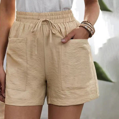 Rosalie | Leinen Shorts mit Taschen