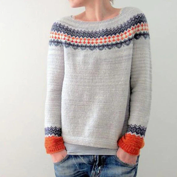 Selma | Zeitloser Waldmotiv-Pullover