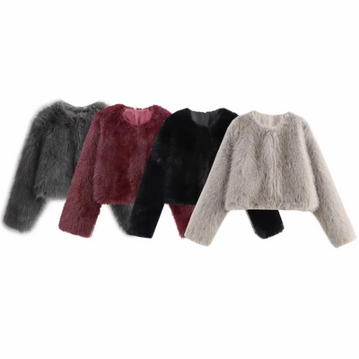 Rachelle - Kurzmantel aus Pelz für Damen