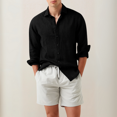 Daniel | klassisches Leinenhemd 1+1 GRATIS