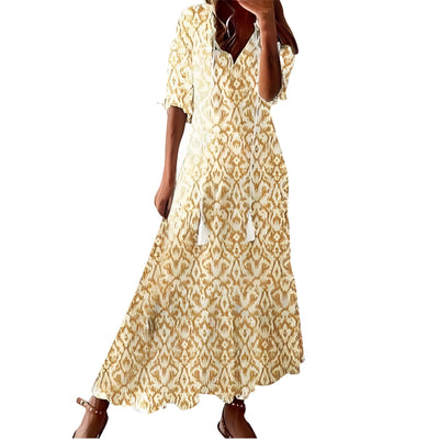 Daley - Bohemian-Kleid für Damen in Überlänge