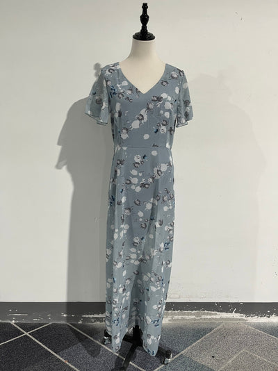 Amélie – Sommerliches, formelles Blumen-Maxikleid für elegante Anlässe