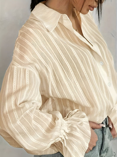 Eulalia  | Elegantes Hemd mit besticktem Kragen