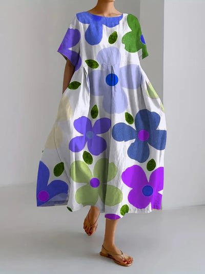 FLORENCE | KLEID MIT BOTANISCHEM BLUMENMUSTER
