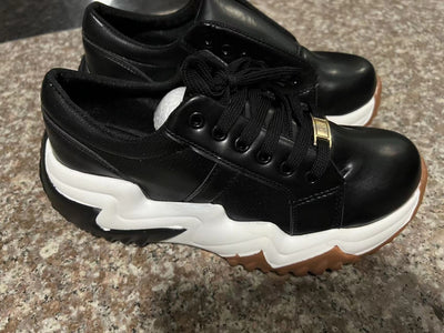 Kasia - Orthopädische Leder‑Sneaker mit Patchwork