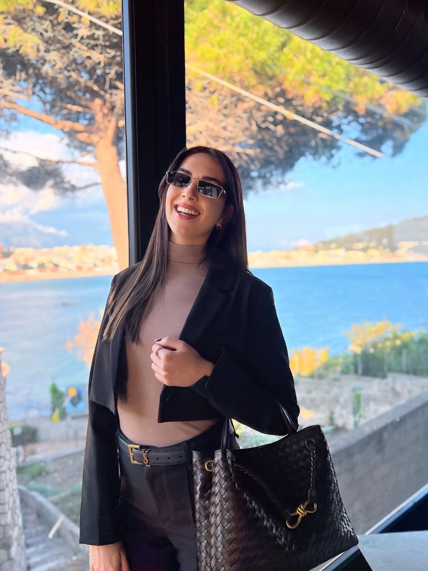 Vivienne | Klassische Oversized Woven Bag Aus Veganer Leder