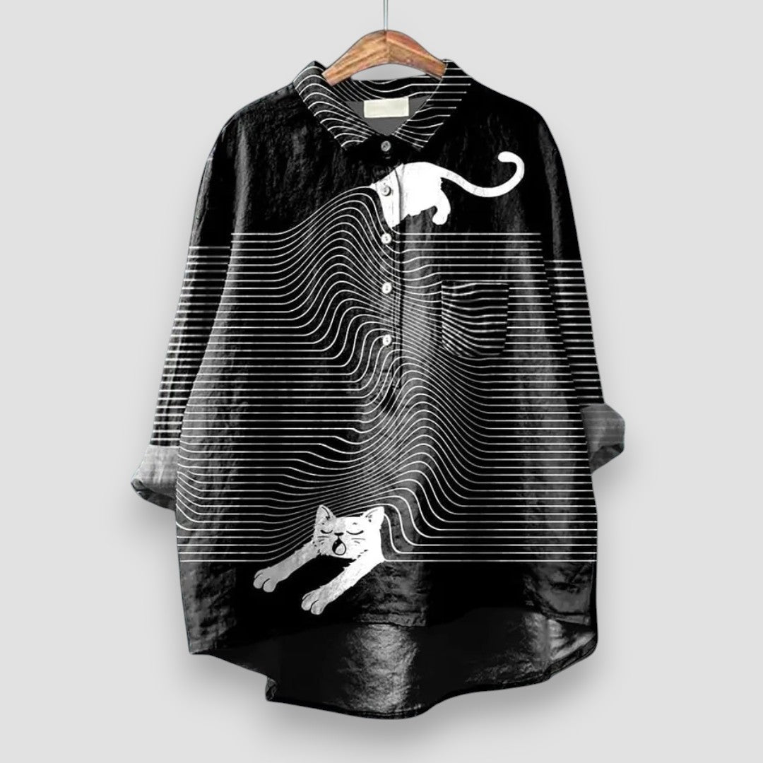 Kathrine – Die Bluse mit Charakter und künstlerischem Flair