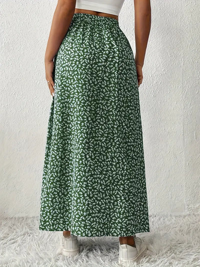 Aori – Elegante Maxiröcke mit hohem Bund und Blumenmuster