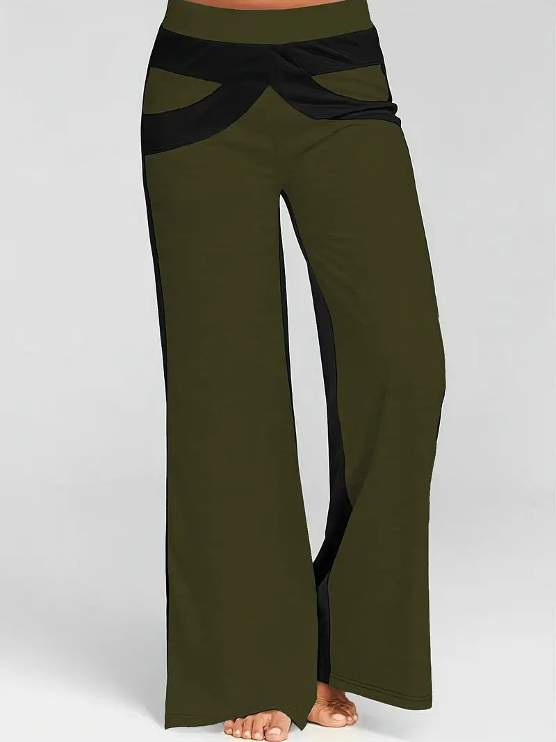 Heidi | Mühelos schicke Color-Block-Weite-Hosen