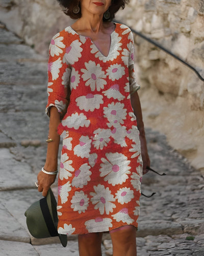 Rowena - Elegantes Minikleid mit V-Ausschnitt für Frauen