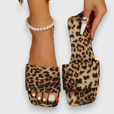 Theresa – Leopardenmuster Sandalen