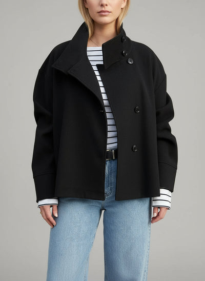 Olga | Kurze Damenjacke mit Stehkragen