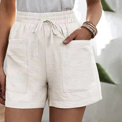 Rosalie | Leinen Shorts mit Taschen