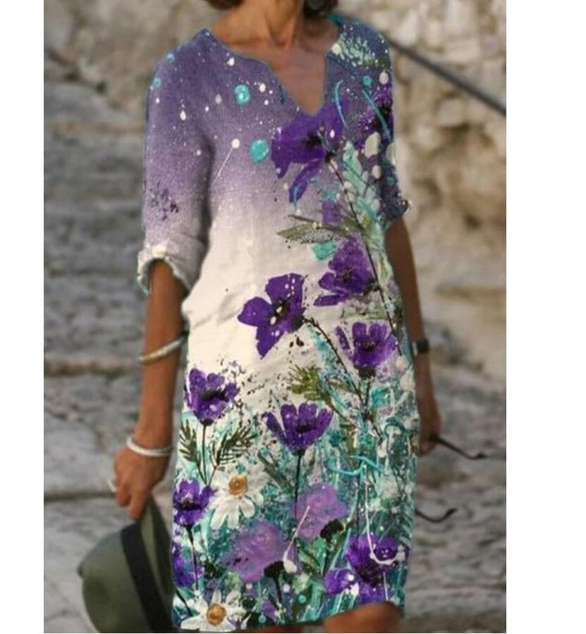 Eldavine – Stilvolles Kleid mit Print