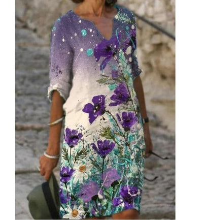 Eldavine – Stilvolles Kleid mit Print