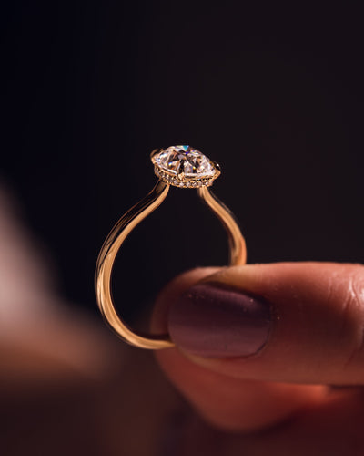 Jasmine - Längliches Kissen | Gold