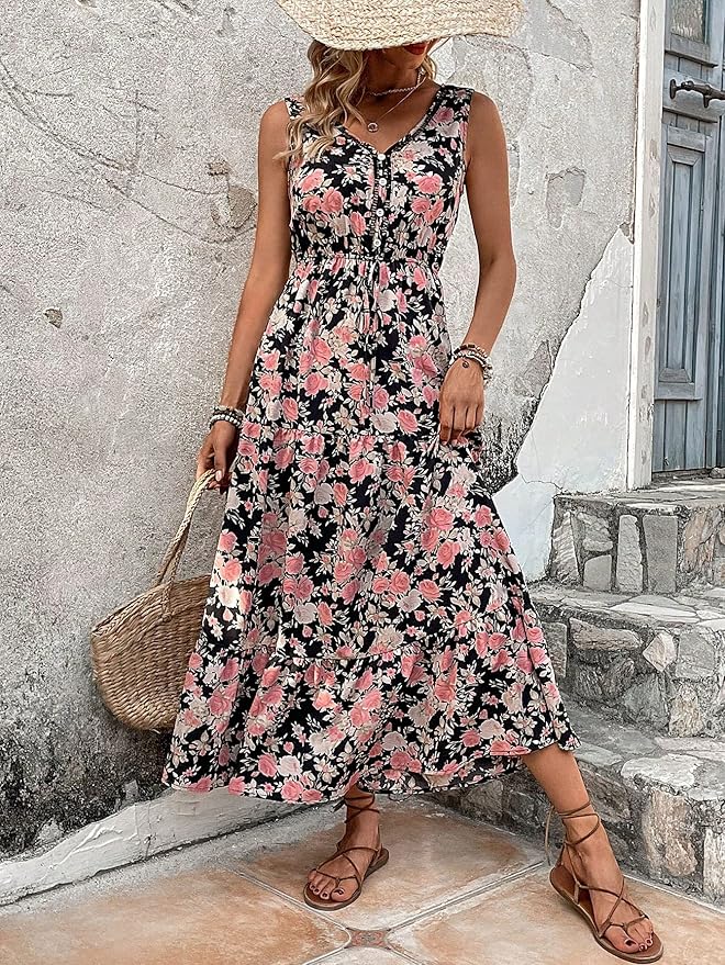 Katharina | Elegantes Blumenkleid in Premium-Qualität