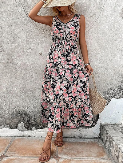 Katharina | Elegantes Blumenkleid in Premium-Qualität