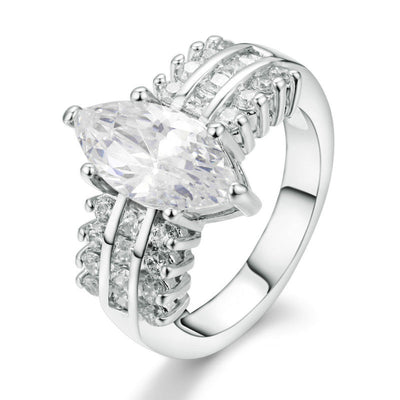 Odette Mercer Ring | Weißgold