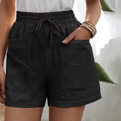 Rosalie | Leinen Shorts mit Taschen