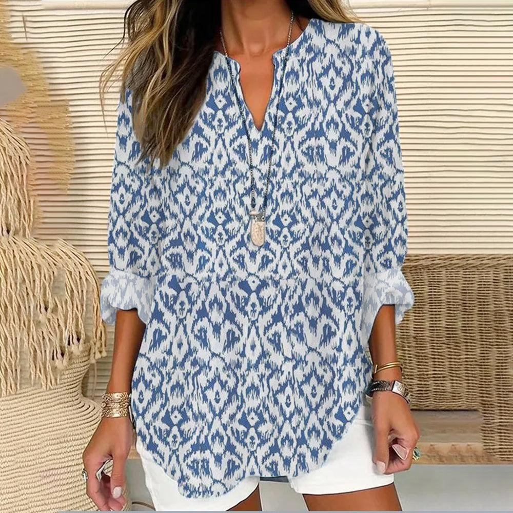 Orielis – Stilvolle bedruckte Bluse