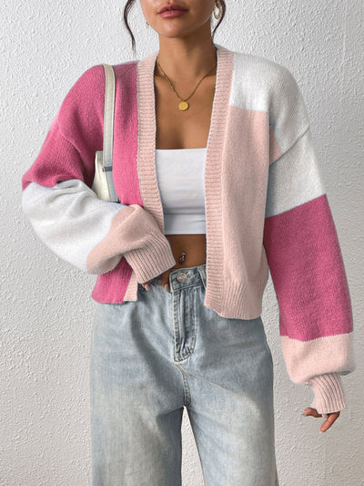 Alina | Farbblock-Cardigan