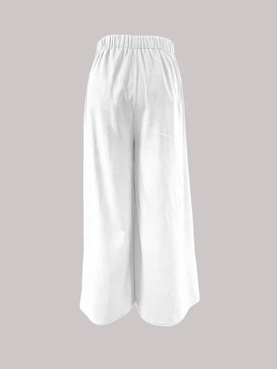 Hilma | Mühelos schicke Hose mit Bindeband und weitem Bein